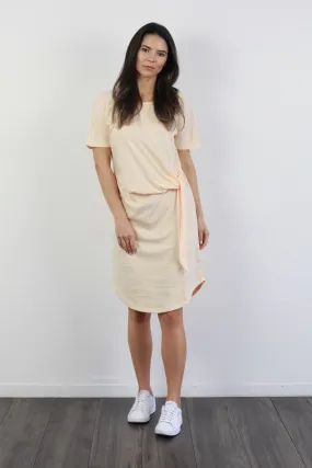 *SADIE SIDE KNOT DRESS APRICOT