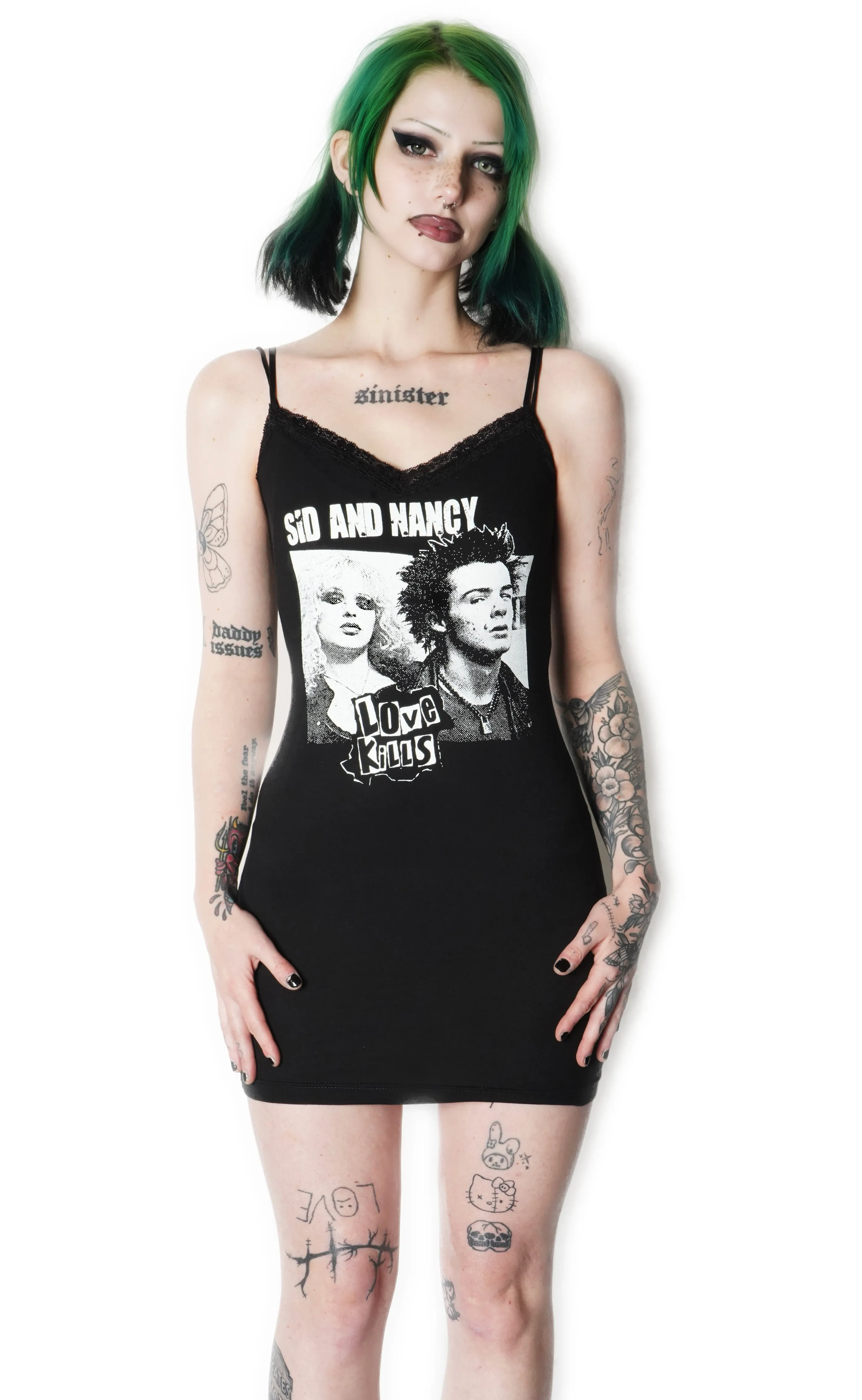 Sid and Nancy Lace Strap Dress