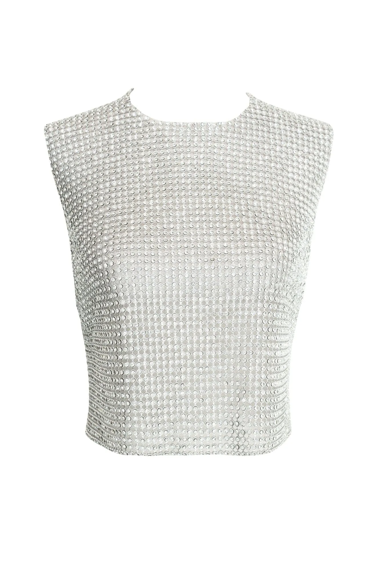 Stella Silver Crystal Top