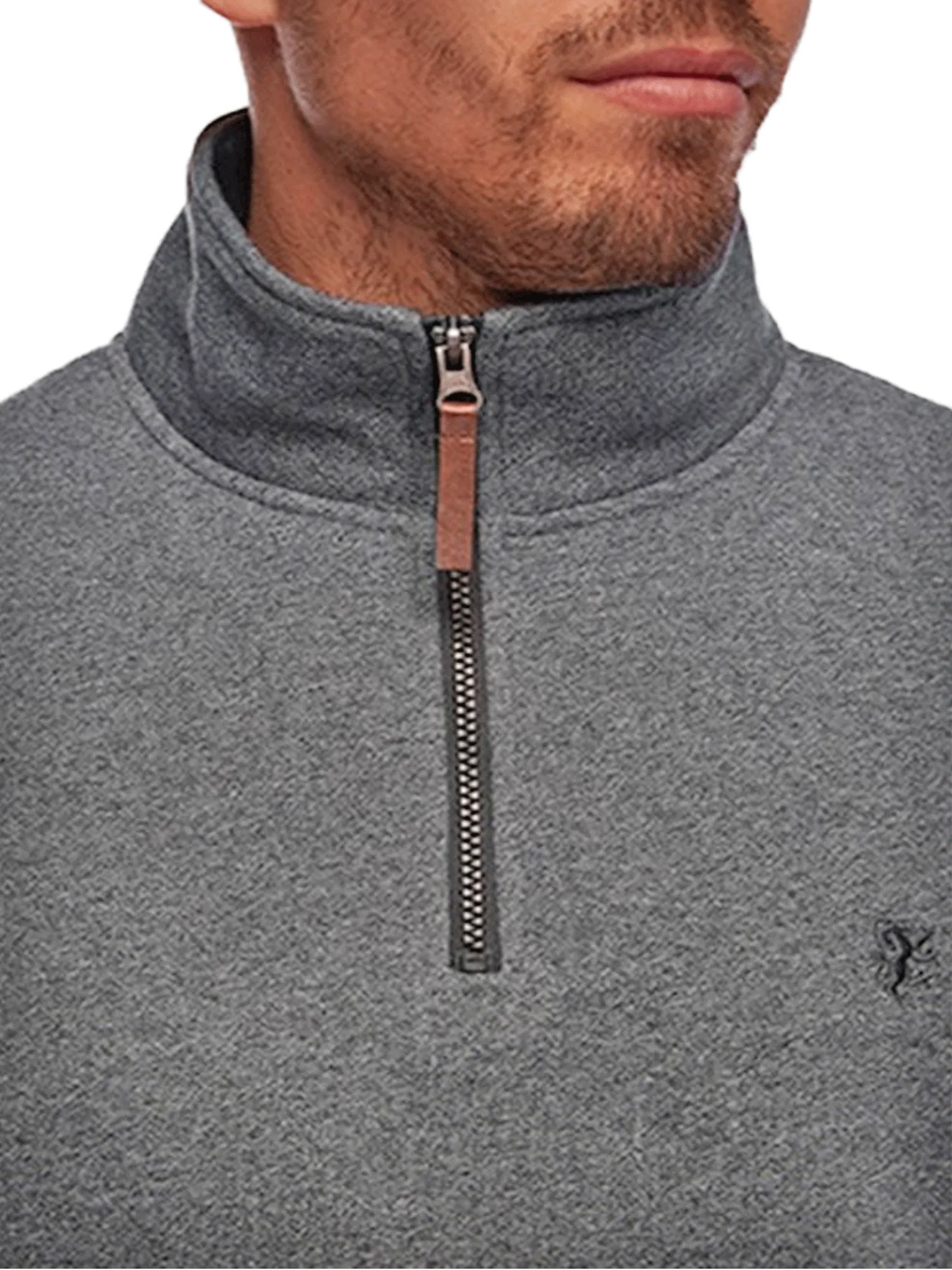 Stirling -  Zip front Polo Sweat