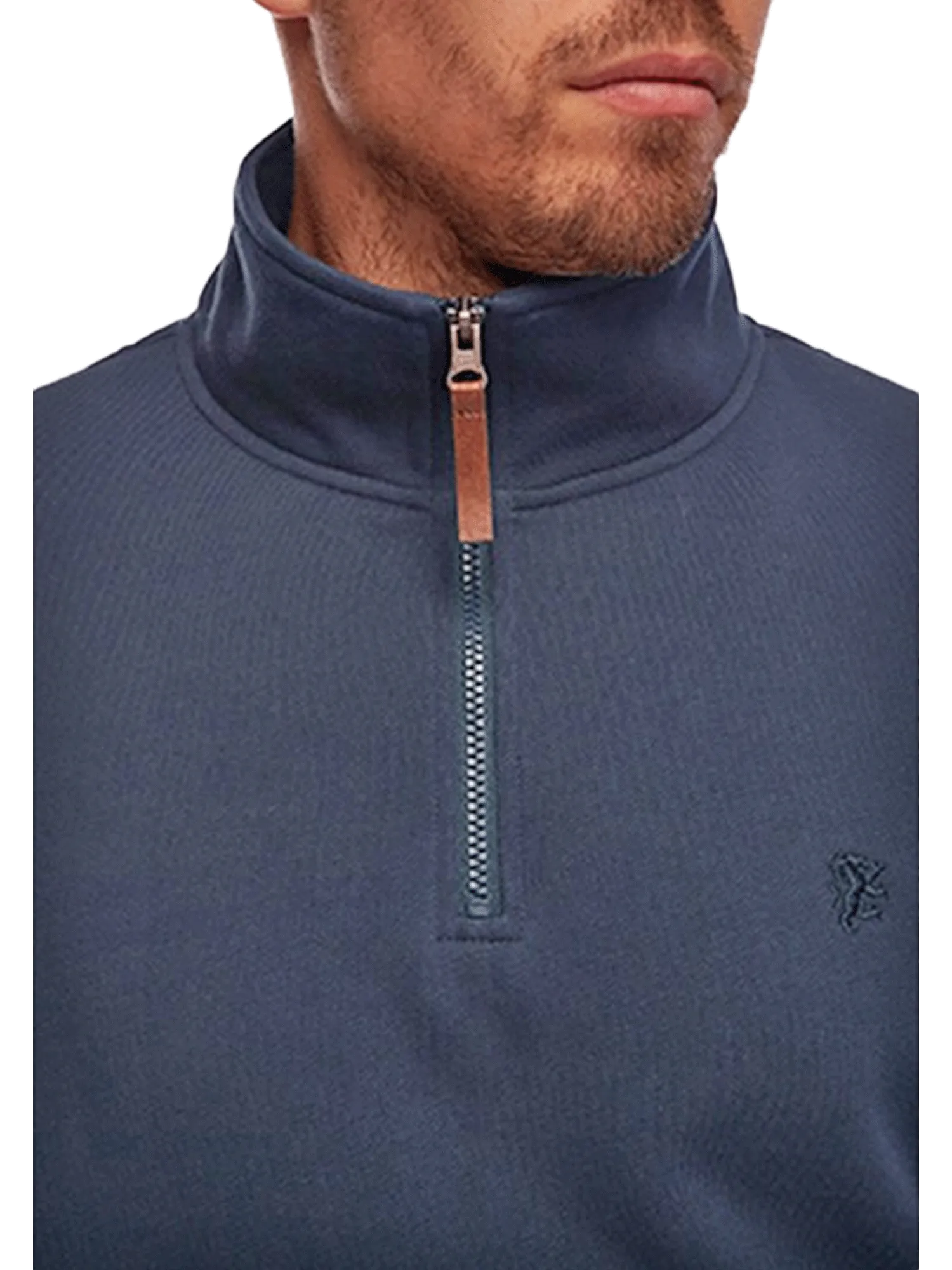 Stirling -  Zip front Polo Sweat