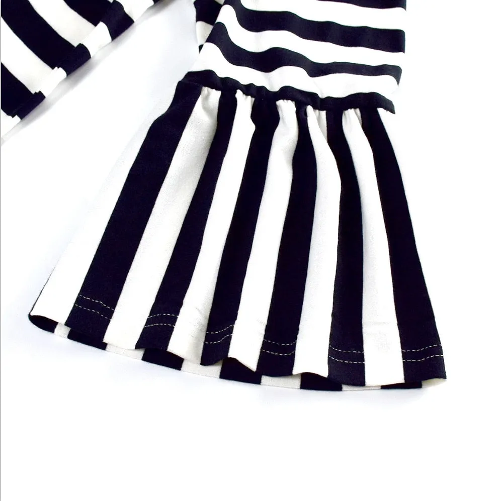 Striped Matching Dresses