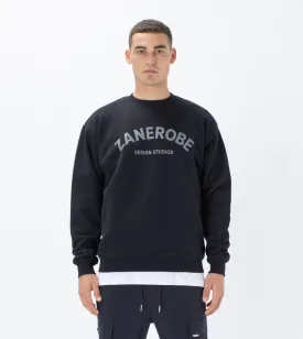 Studios Lowgo Crew Sweat Black