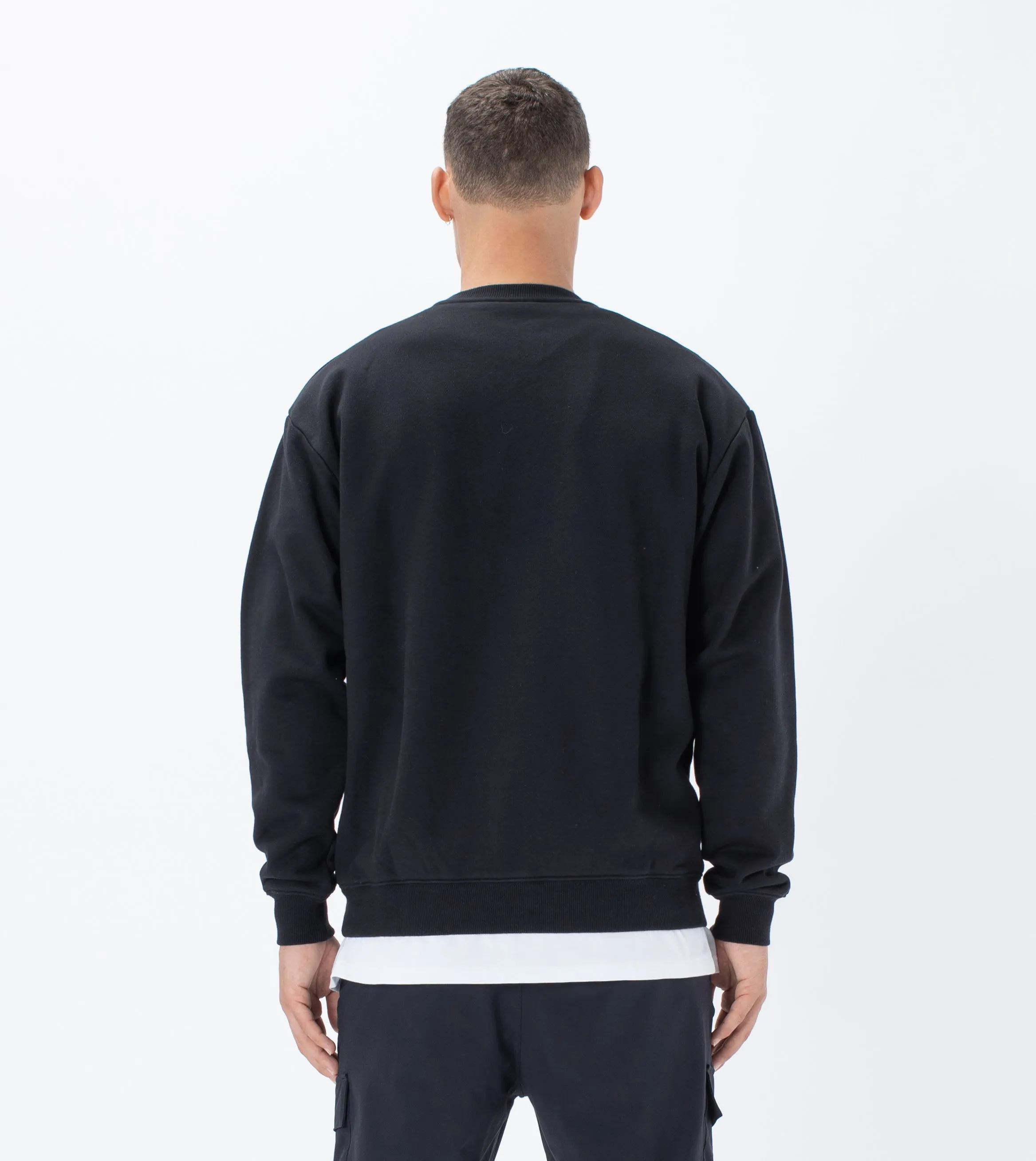 Studios Lowgo Crew Sweat Black