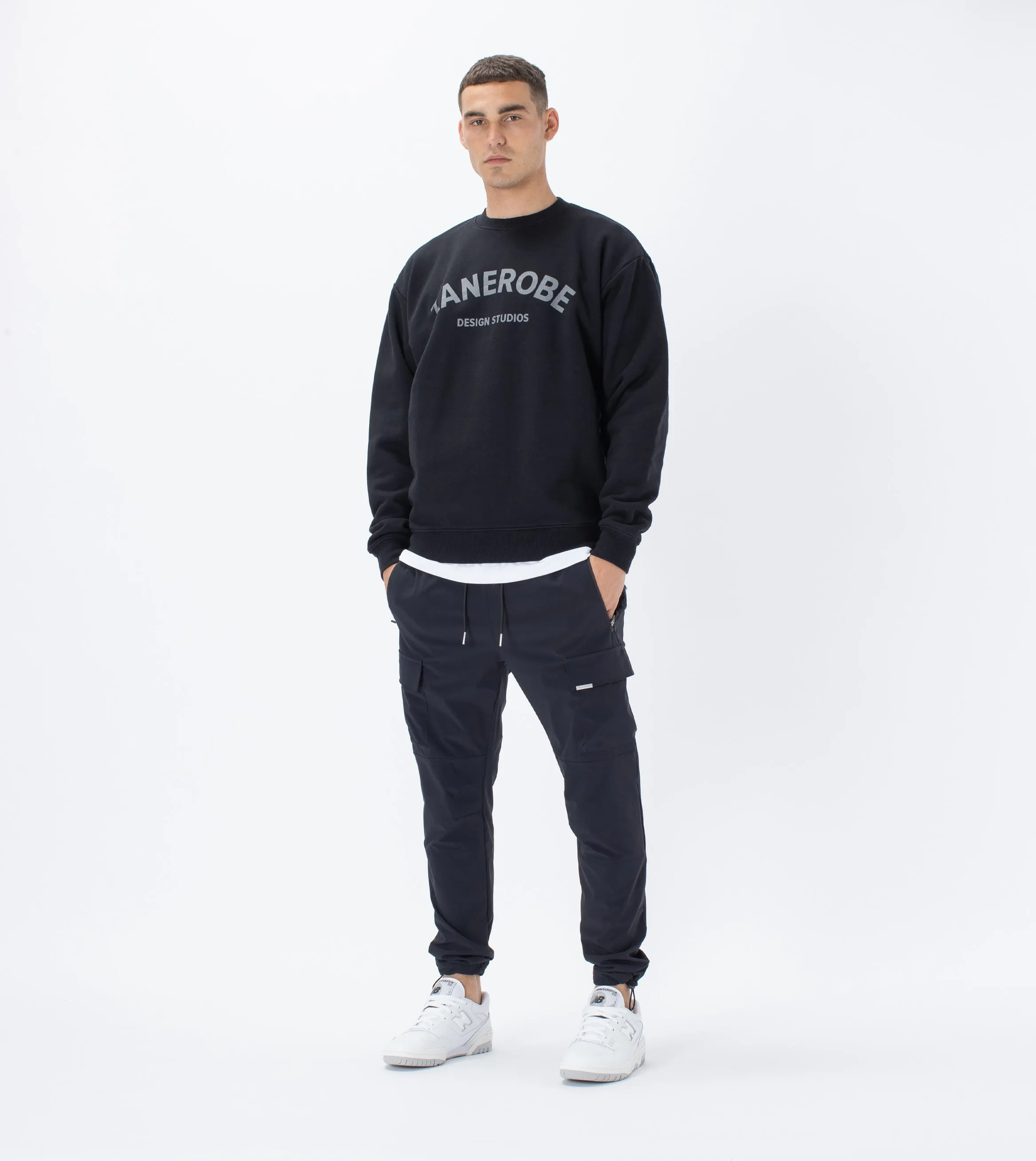 Studios Lowgo Crew Sweat Black