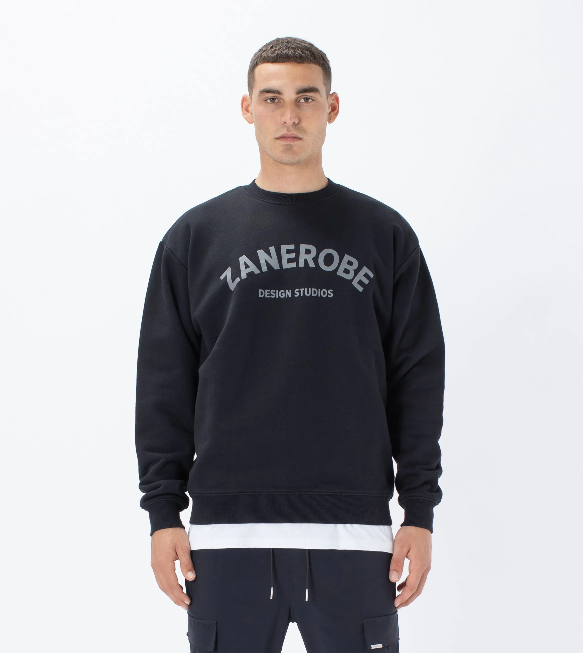 Studios Lowgo Crew Sweat Black