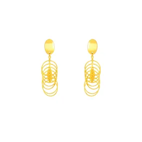 TAKA Jewellery 999 Pure Gold Earrings