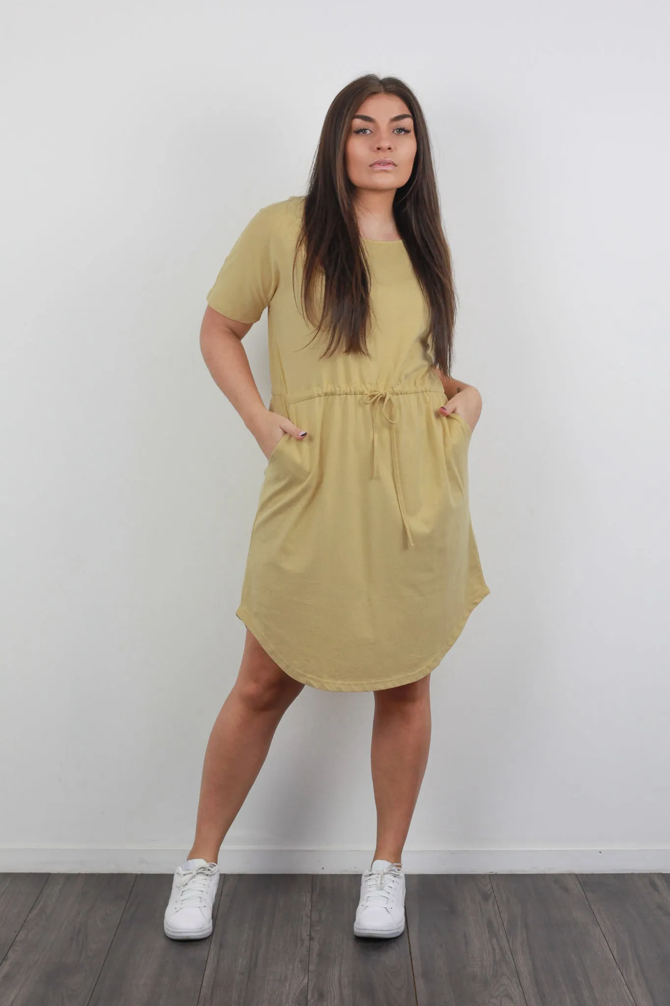 *TIE WAIST DRESS SAND