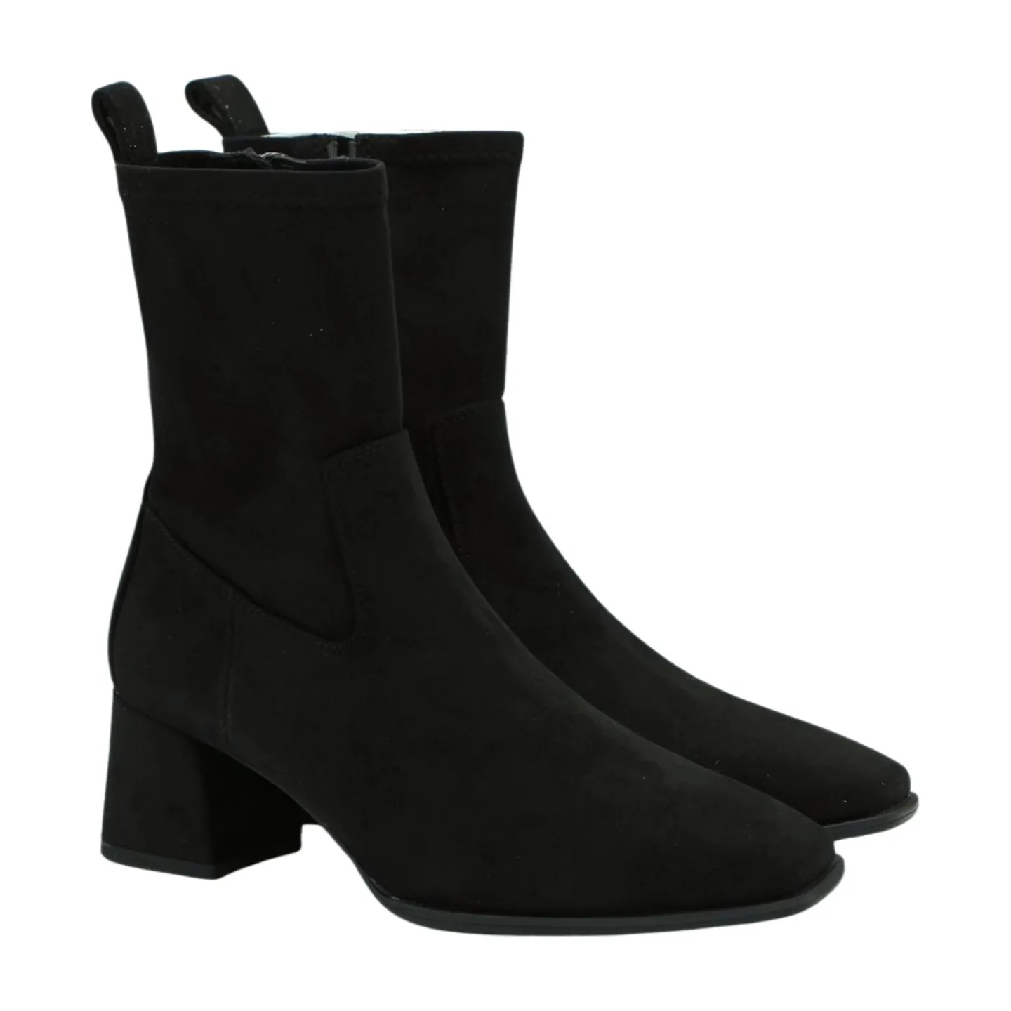 UNISA Black Suede Ankle Boot LANGLEY