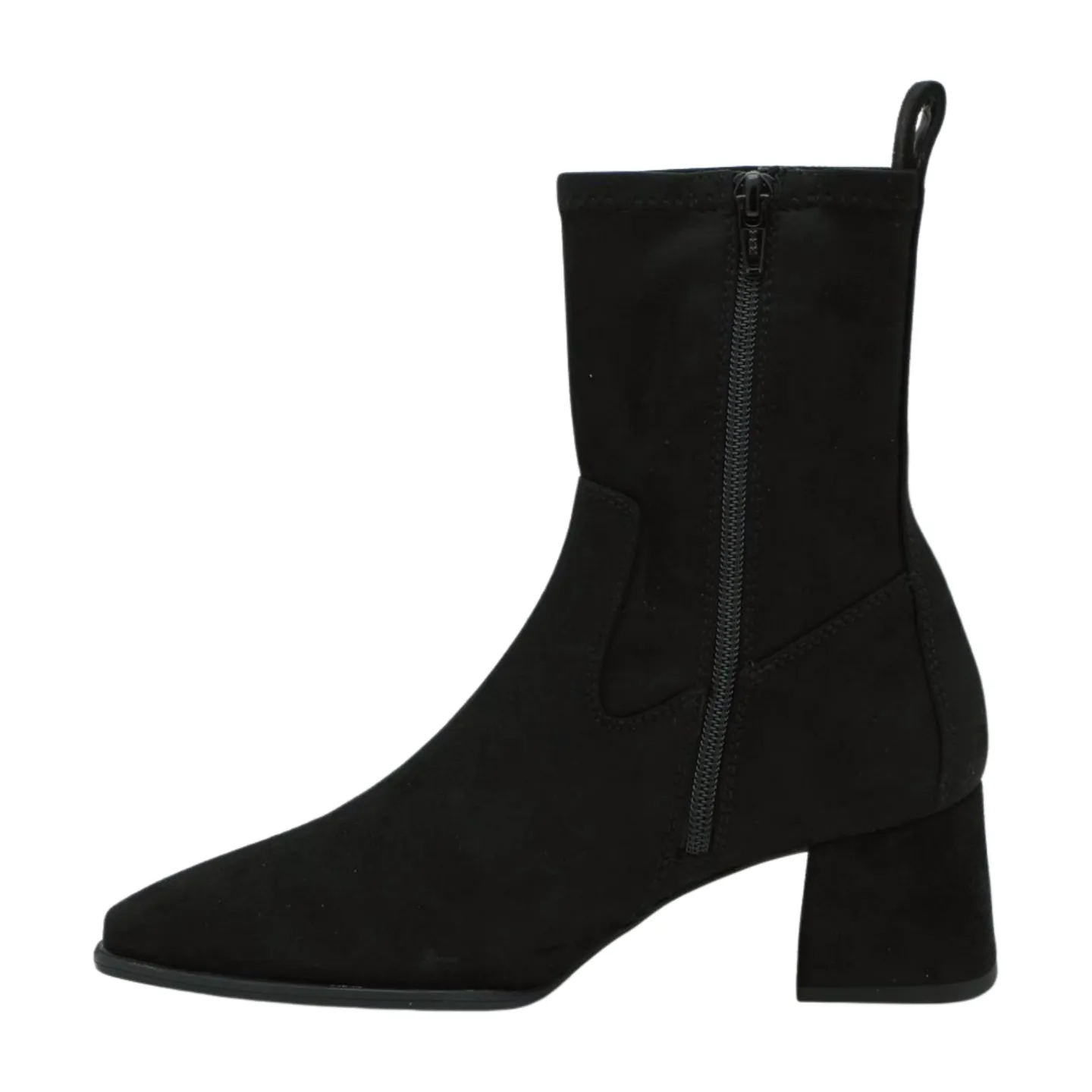 UNISA Black Suede Ankle Boot LANGLEY