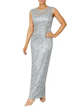 Venetia Sequin Lace Gown