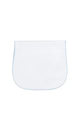 White Bubble Baby Burp Cloth