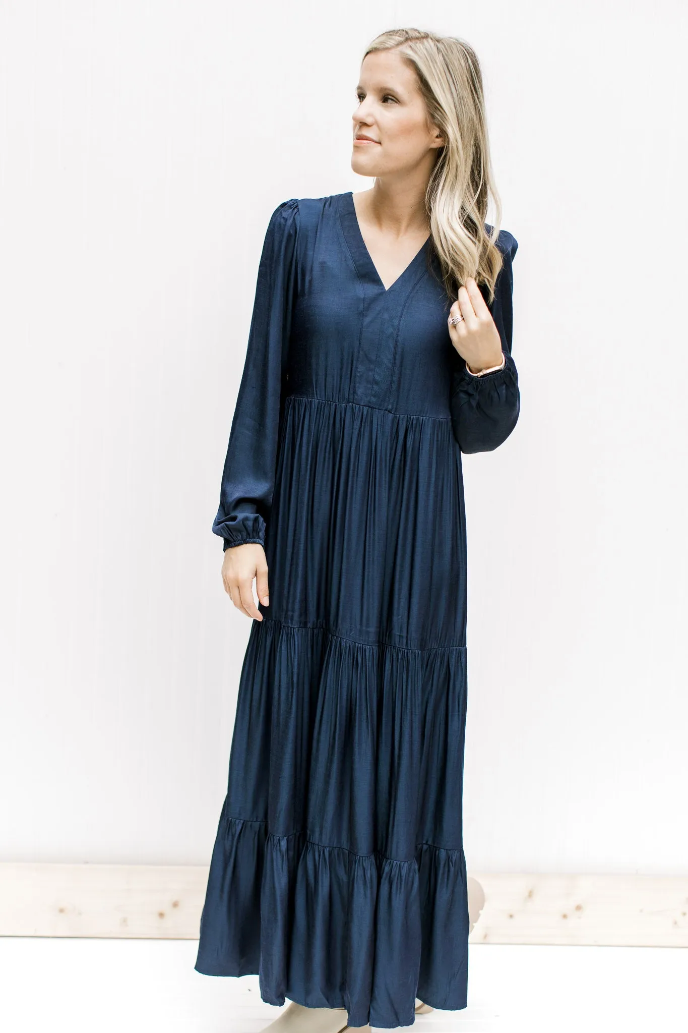 X Deep Night Navy Dress